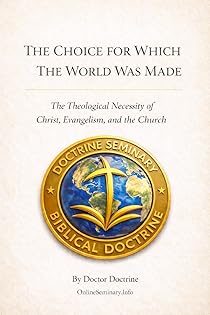Image of THE CHOICE FOR WHICH THE WORLD WAS MADE: The Theological Necesity of Christ, Evangelism, and the Church (Correct Doctrine Series)